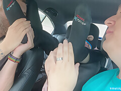 Petting And Adoring Jays Feet As Payment For His Ride (Cam Live)