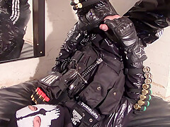 Swat biker gloves cum load