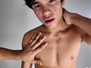 Adorable Latino Twink Gets Body Worshipped by Stranger