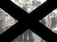 Blindfolded Dude Gets Sucked Off In The Middle Of A Porn Shop