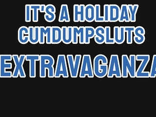 CumDumpSluts Cum Gushing Holiday Extravaganza