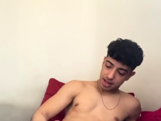 Cute Stud Jerk Off Throbbing Cock