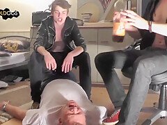 Germany master sneaker spitting party boys