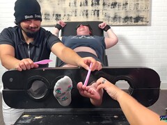 Ticklish Chicks – Tklnurse Blindfolded And Tag Team Tickled By Magic Tickler Until She Gigglegasms